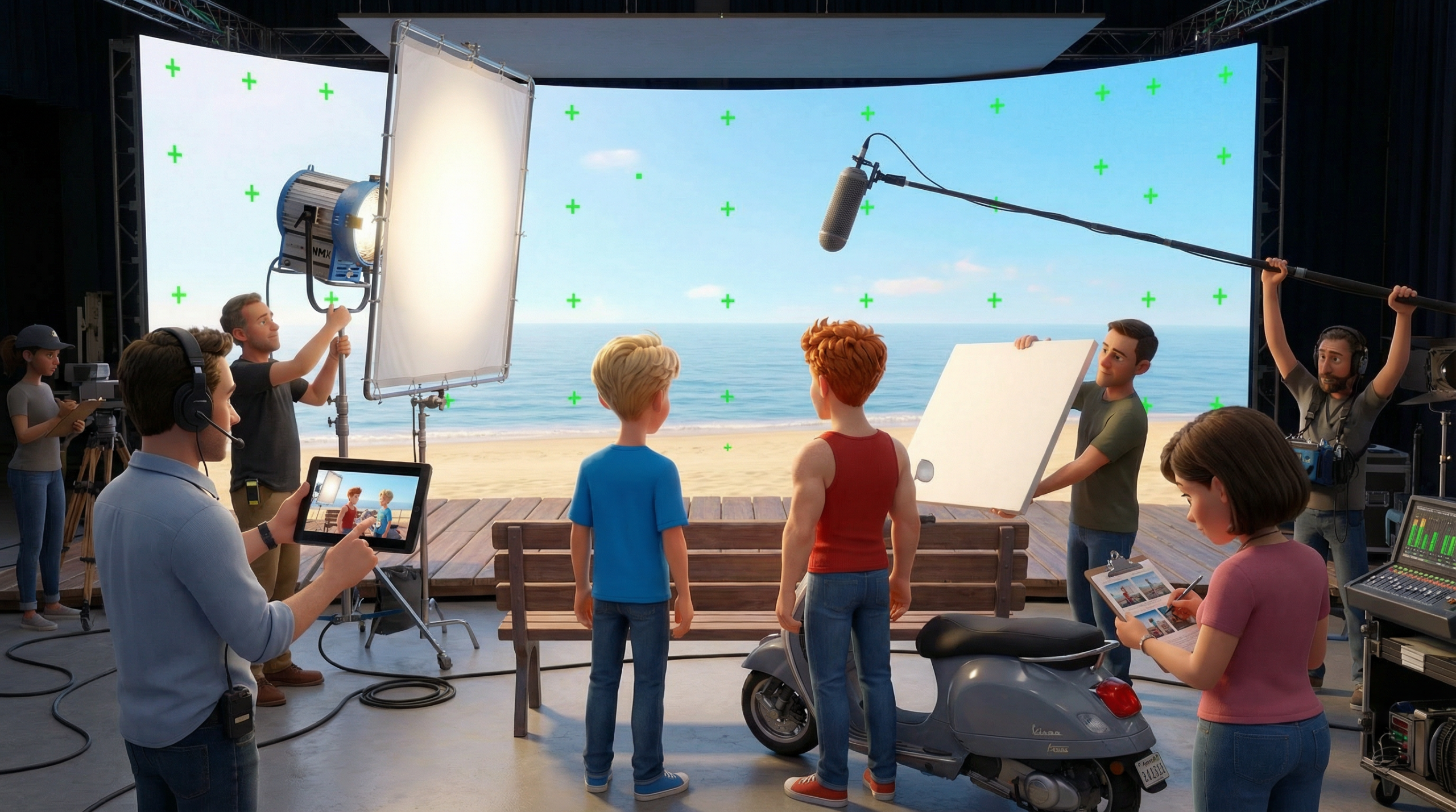 Making of episode 10 - Willy and Mark seafront promenade Making of episode 10 - Willy and Mark seafront promenade