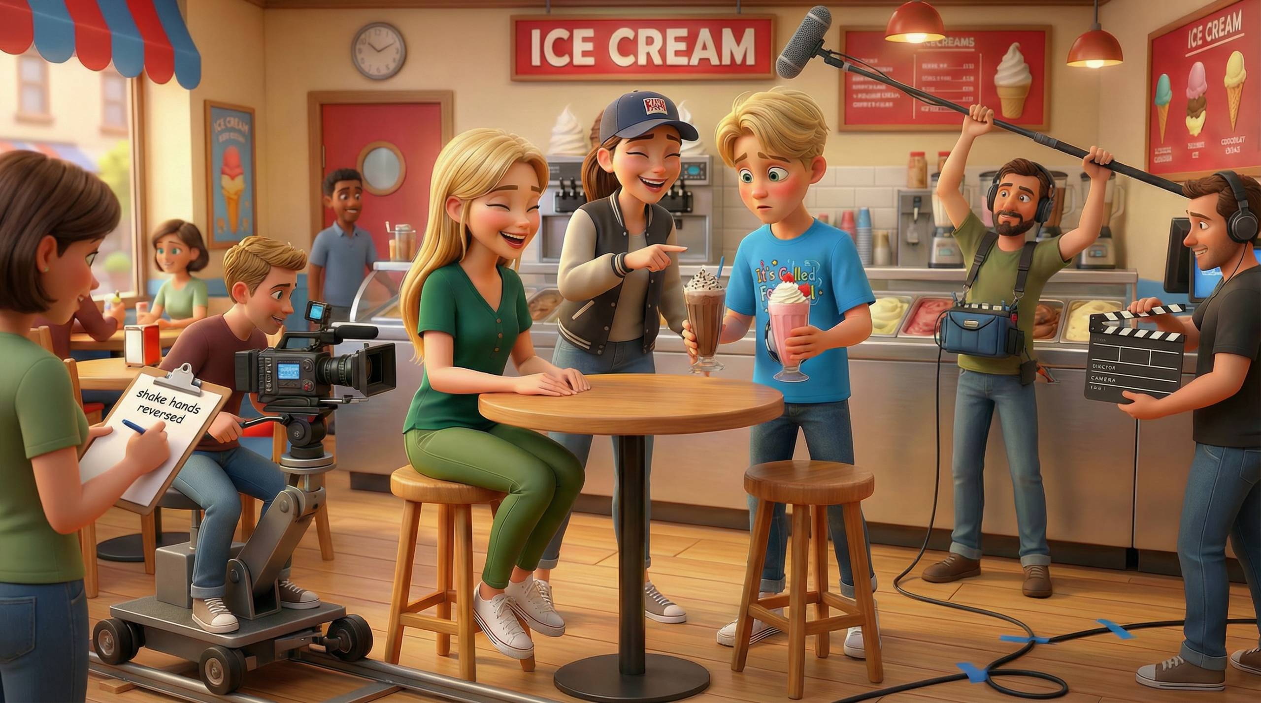 Making of episode 10 - Willy and Lisa ice cream shop Making of episode 10 - Willy and Lisa ice cream shop